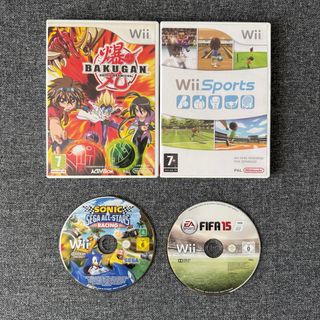 Pack 4 Juegos Wii: Bakugan, Sports, Sonic, FIFA15
