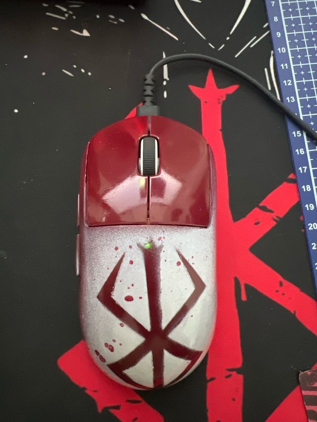 Ratón Logitech Pro X Superlight Rojo/Blanco