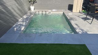 Valla de madera composite