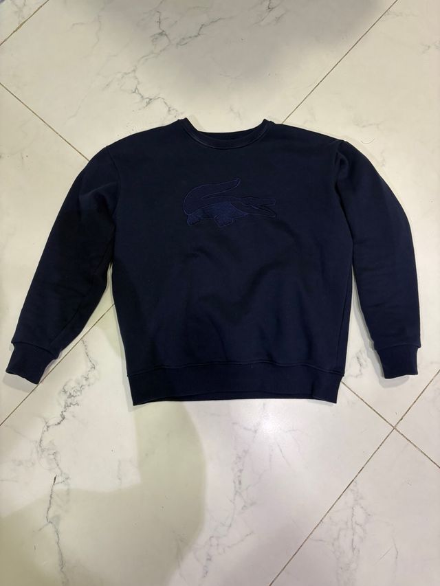 Felpa Lacoste blu marino