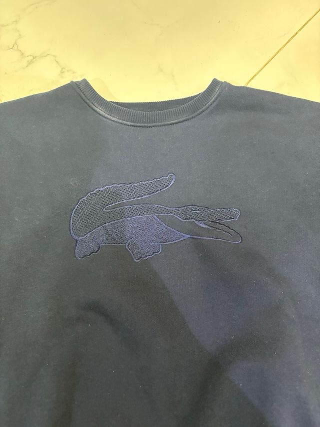 Felpa Lacoste blu marino
