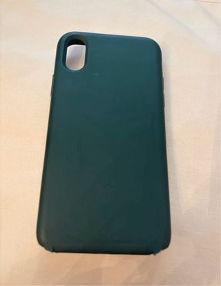 Custodia per iPhone X verde scuro