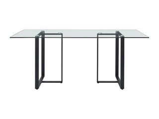 Mesa Comedor/Despacho Cristal y Acero 140 €