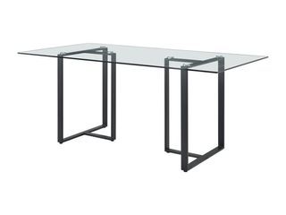 Mesa Comedor/Despacho Cristal y Acero 140 €