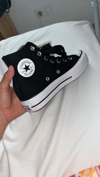 Converse All Star Hi Negras Talla 38