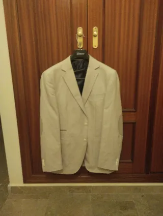 Chaqueta americana beige