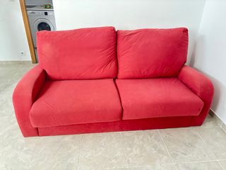Sofá Cama 2 Plazas Granate