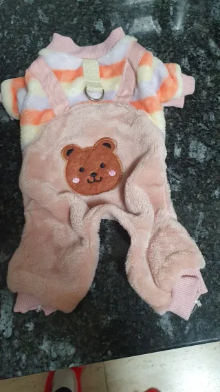 Ropita para perro pequeño con diseño de oso