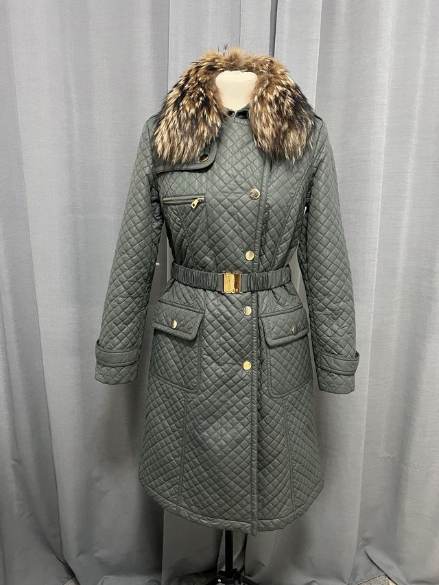 Piumino Luisa Spagnoli verde oliva