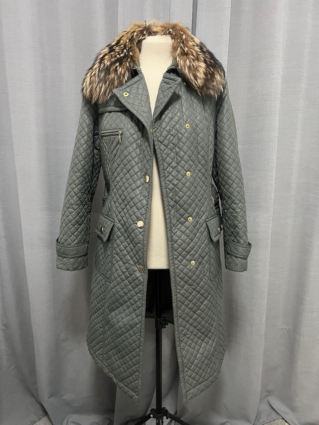 Piumino Luisa Spagnoli verde oliva