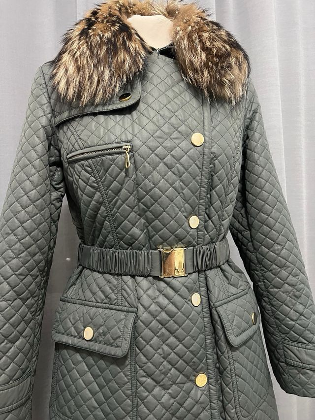 Piumino Luisa Spagnoli verde oliva