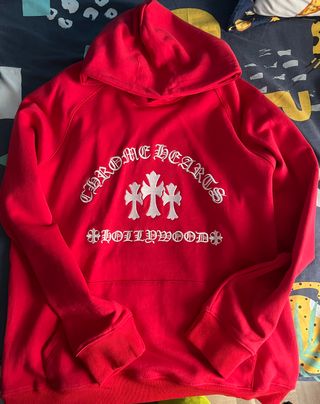 Sudadera Chrome Hearts Roja Talla XL