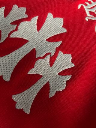 Sudadera Chrome Hearts Roja Talla XL