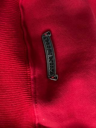 Sudadera Chrome Hearts Roja Talla XL