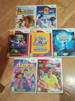 Lote 7 Juegos Wii Originales PAL