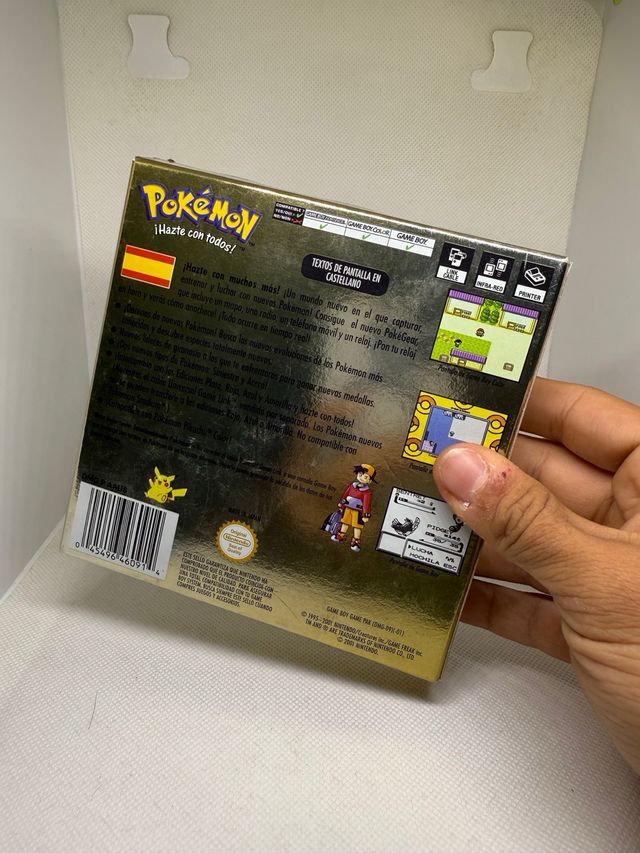 Pokémon Oro Game Boy Color Nintendo
