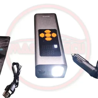 Compresor de aire portátil con batería recargable e inflado automático