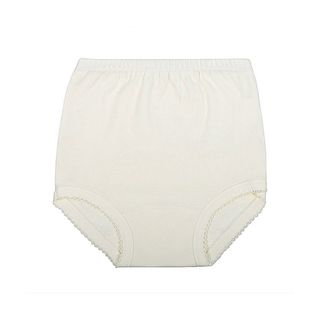 Braguita de algodón color beig
volantes traseros
