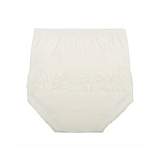 Braguita de algodón color beig
volantes traseros