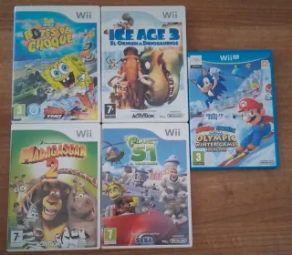 Lote Videojuegos Wii y Wii U