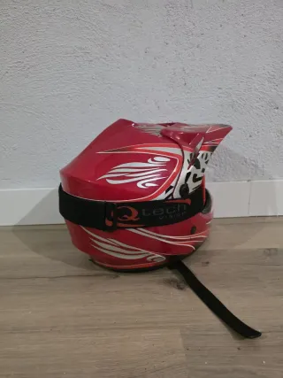 Casco de cross infantil Qtech talla M