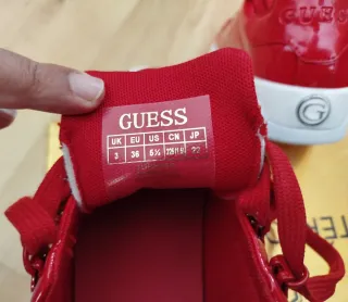 Zapatillas Guess Rojas Charol