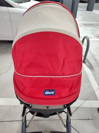 Carrito y silla de bebé marca Chicco como nuevo 