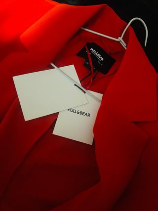 Blazer Rojo Pull&Bear Talla S