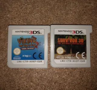 NUEVO.Juegos 3DS,2DS:Viking Invasion 2,Survivor 3D