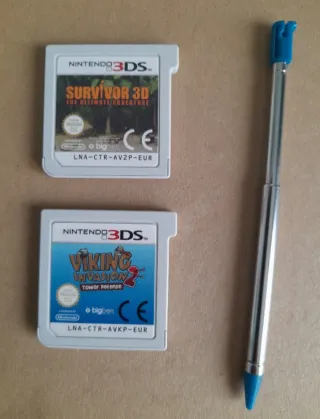 NUEVO.Juegos 3DS,2DS:Viking Invasion 2,Survivor 3D