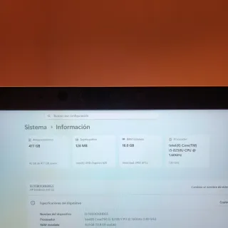 Portátil HP EliteBook 830 G5 - 16GB RAM 512GB SSD