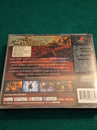 The Legend of Dragoon PS1 PAL Español
