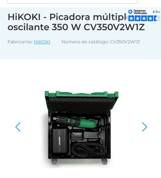 HiKOKI - Picadora Oscilante 350W CV350V2W1Z