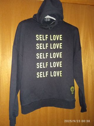 Felpa Pull & Beat Self Love Nera Taglia S/M