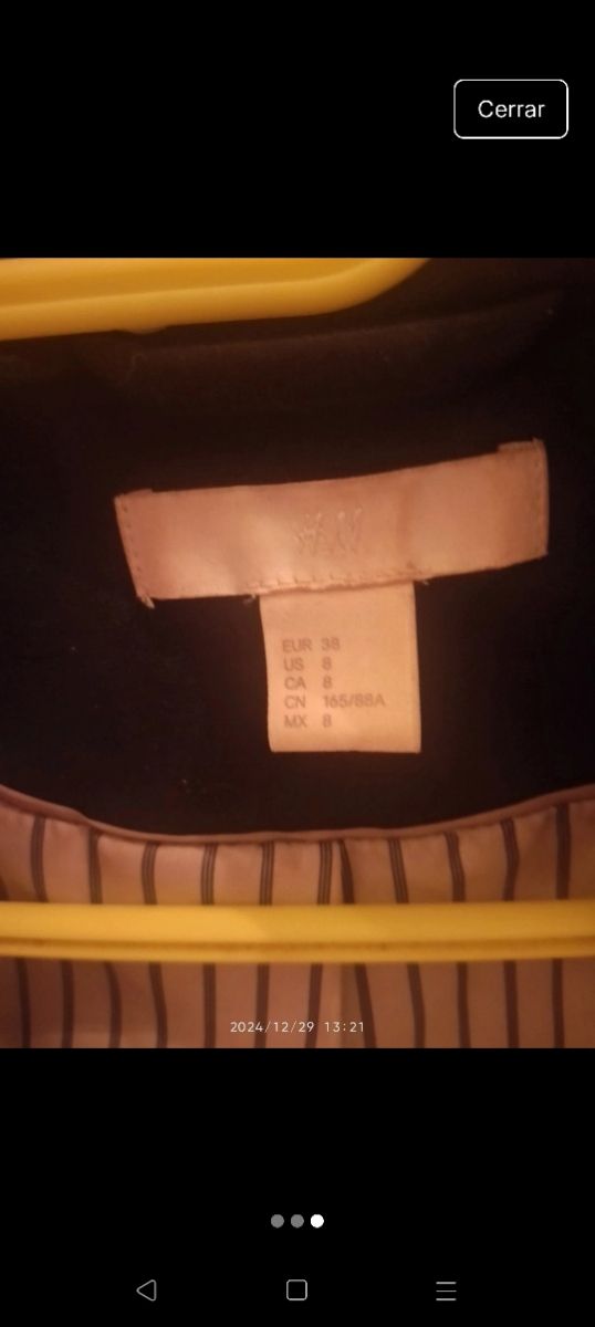 Americana H&M Talla 38