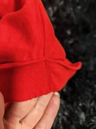Camiseta corta roja "S, M y L"