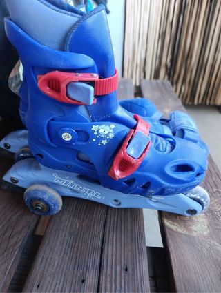 Patines Infantiles Ajustables Azul