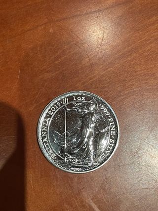 Moneda 1 oz plata Britannia 2015 Reino Unido
