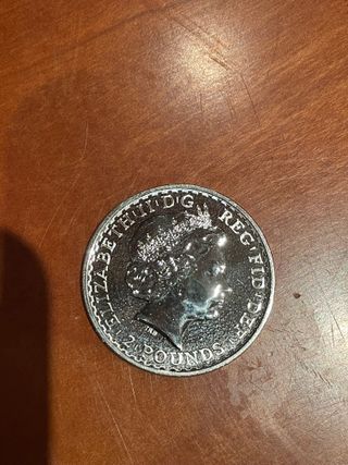 Moneda 1 oz plata Britannia 2015 Reino Unido