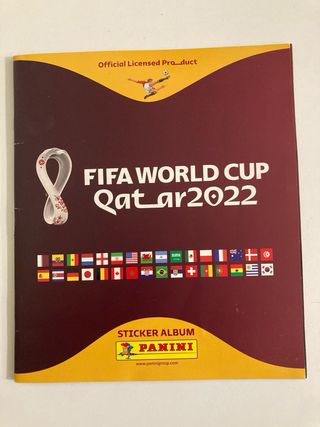 Álbum Qatar 2022 Semicompleto-orange-Panini