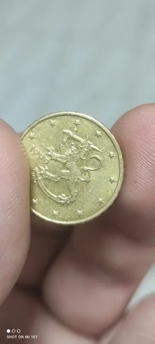 Moneda 10 céntimos Finlandia 1999 Muy Brillante 