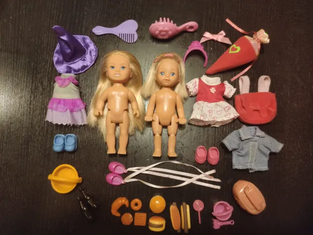 Set Mini Barbies con Accesorios
