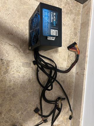 Fuente Alimentación CoolBox BLACK600 600W