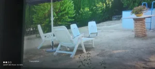 2 Hamacas Jardín Blancas