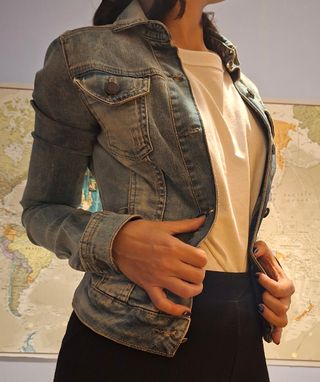 Cazadora Vaquera Denim Azul