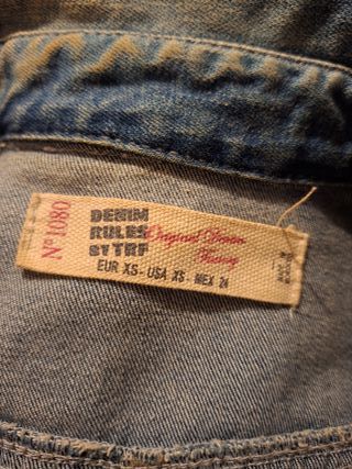 Cazadora Vaquera Denim Azul