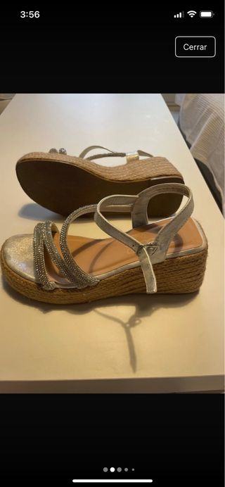 Sandalias BLOGGER esparto y pedrería