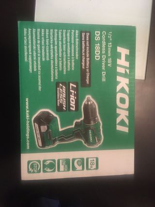 Taladro Atornillador Hikoki DS18DD 18V Li-ion