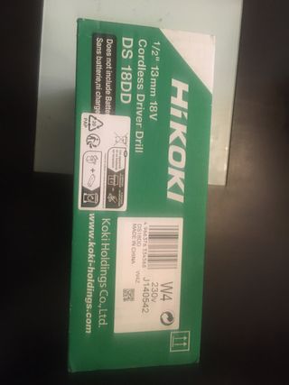 Taladro Atornillador Hikoki DS18DD 18V Li-ion