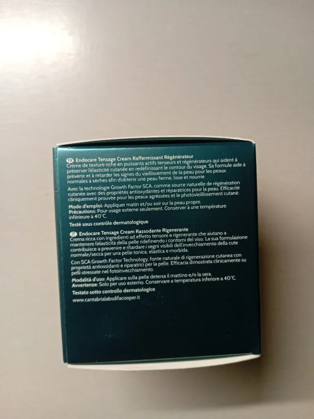 Endocare Tensage Crema Piel Normal-Seca